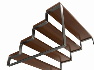 Suporte de exibi&ccedil;&atilde;o de madeira para organizador de perfume e maquiagem Modelo 3D