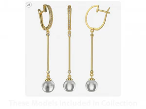 Jewelry items 3D Model