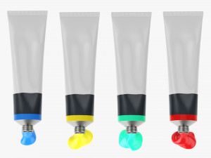 Art and painting items 3D-Modell