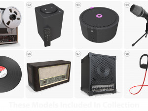 Audio devices and accessories Modello 3D