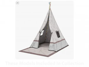 Child-boy room items 3D Model