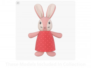 Child-girl room items Modello 3D