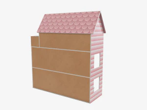 Child-girl room items 3D Model