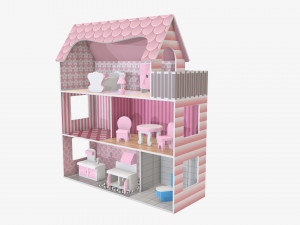 Child-girl room items Modello 3D