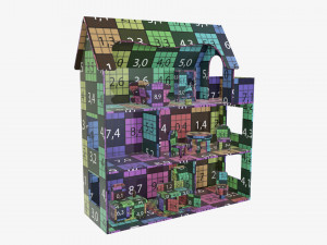 Child-girl room items Modello 3D
