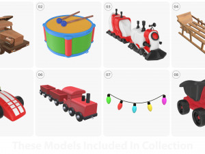 Toddler playroom items 3Dモデル