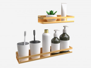 Bathroom items 3D Model