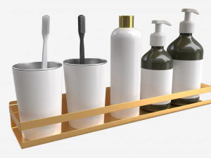 Bathroom items 3D Model