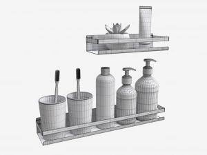 Bathroom items 3D Model