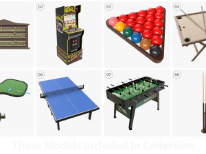 Развлекательные игры 3D Модель