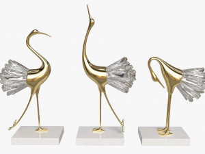 Decorations for desk and shelves 3D-Modell