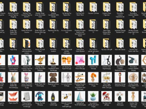 Teenager room decorations 3D Model