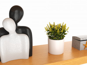Teenager room decorations 3D Модель