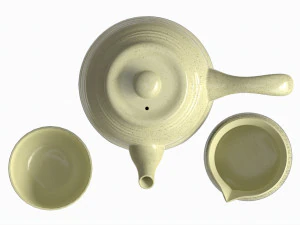 Japanese table items 3D Model