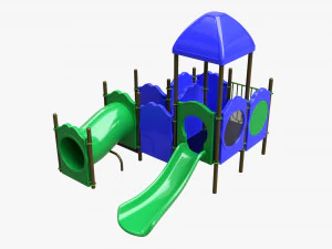 Small playground objects 3D Model