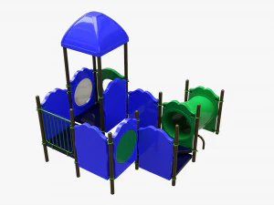 Small playground objects 3D Model