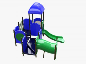 Small playground objects 3D Model