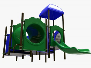 Small playground objects 3D Model