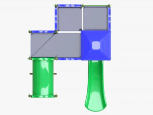 Small playground objects 3D Model