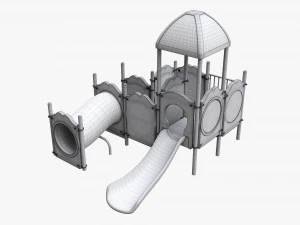 Small playground objects 3D Model