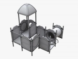 Small playground objects 3D Model