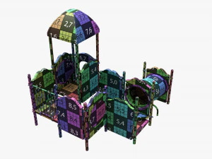 Small playground objects 3D Model