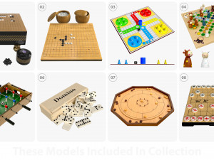 Table games 3D Model