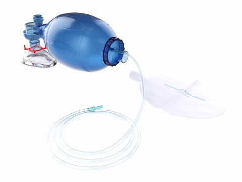 Ambu bag valve resuscitation mask Model 3D