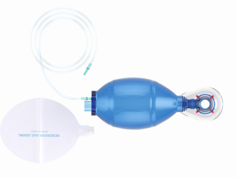 Ambu bag valve resuscitation mask Model 3D