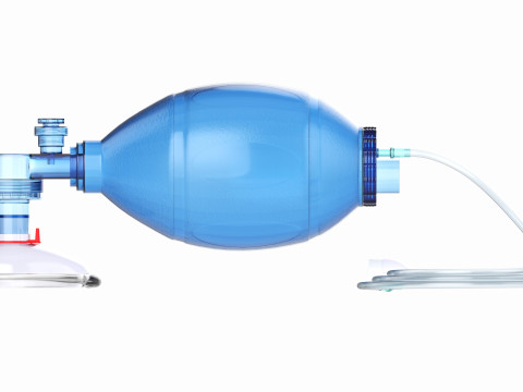 Ambu bag valve resuscitation mask Model 3D