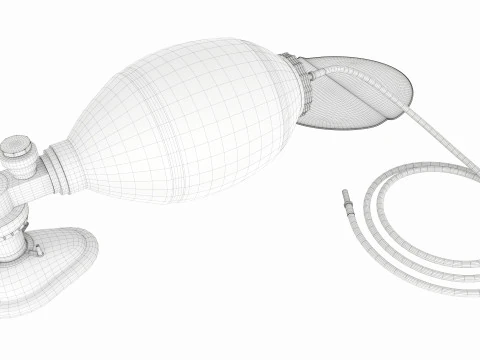 Ambu bag valve resuscitation mask 3D Model
