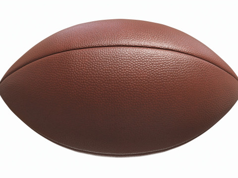 American Football Leather Ball 3D-Modell
