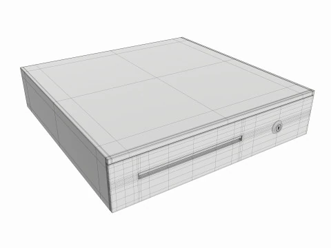 Caj&oacute;n de caja registradora para sistema POS Modelo 3D