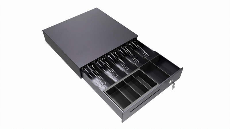Cash Register Drawer for POS System open Modelo 3D .c4d .max .obj .3ds .fbx .stl .blend 