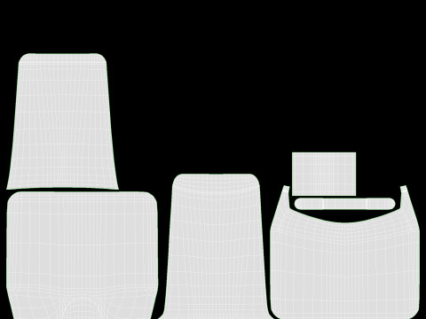 Cash Register POS with Touch Screen 3D 모델
