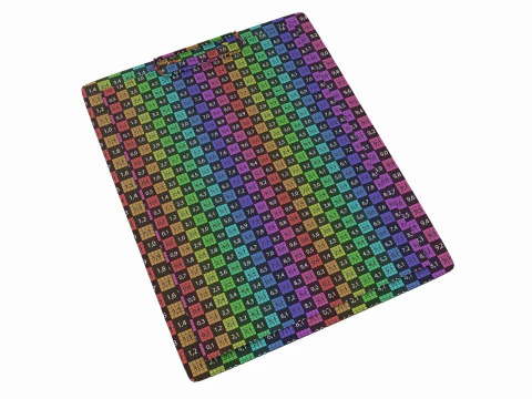 Clipboard writing pad A4 3D Model