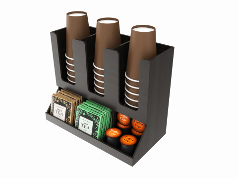 Coffee and tea station organizer Modèle 3D