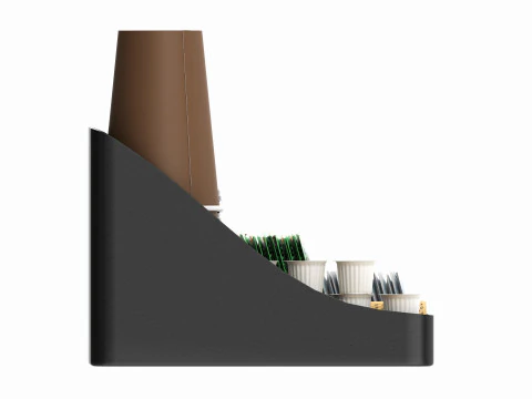 Coffee and tea station organizer large 3D Model