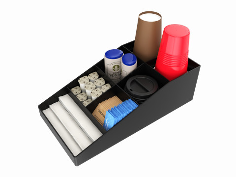 Coffee and tea station organizer small Modelo 3D