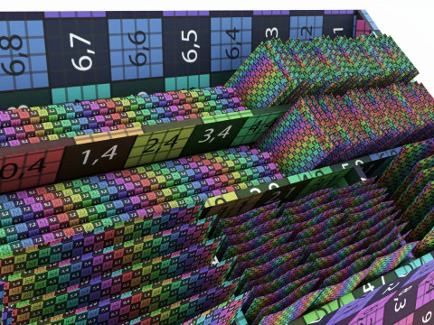 Kaffeebar-Organizerhalter f&uuml;r Zuckersirup, Tee 3D Modell