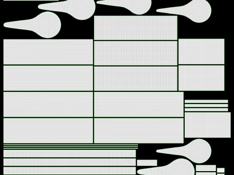 Kaffeebar-Organizerhalter f&uuml;r Zuckersirup, Tee 3D Modell