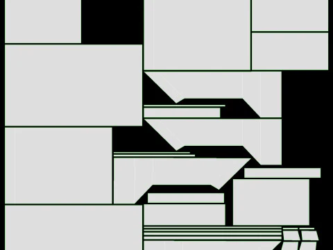 Kaffeebar-Organizerhalter f&uuml;r Zuckersirup, Tee 3D Modell