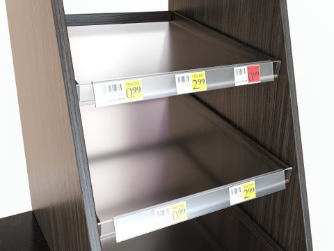 Coffee station bar cabinet commercial industrial 3D 모델