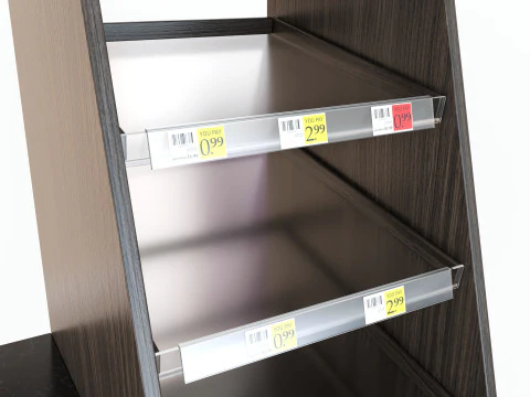 Szafka kawowa barowa komercyjna przemysłowa Model 3D