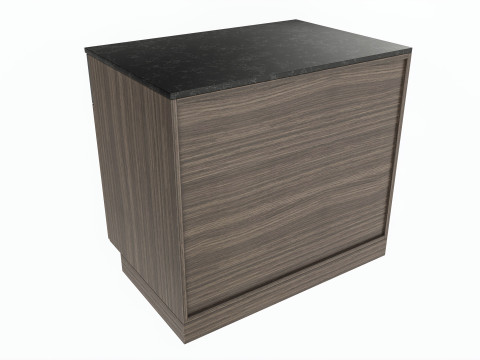 Coffee station bar cabinet furniture commercial industrial 01 3Dモデル