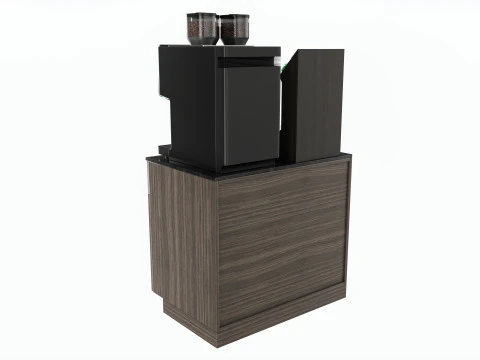 Szafka kawowa, barowa, komercyjna, przemysłowa 02 Model 3D