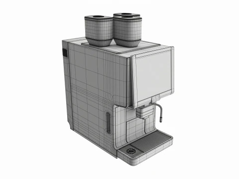 Commercial automatic coffee machine 3D Model