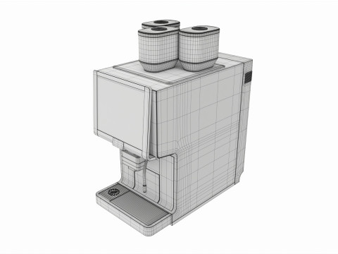 Commercial automatic coffee machine 3D Модель