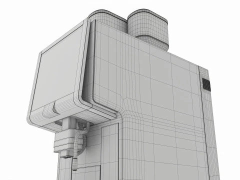 Commercial automatic coffee machine 3D Model