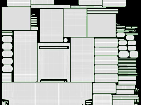Commercial automatic coffee machine 3D Model